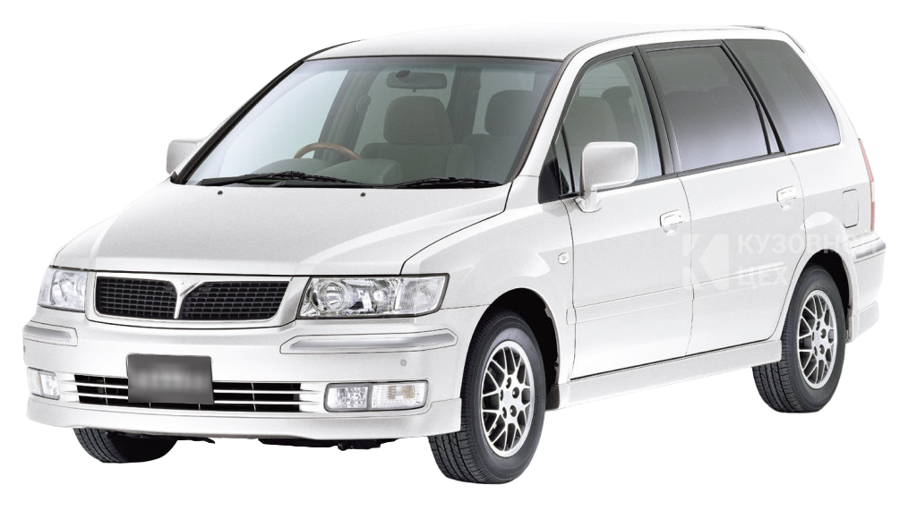 Митсубиши Chariot Grandis 1, рестайлинг Минивэн
